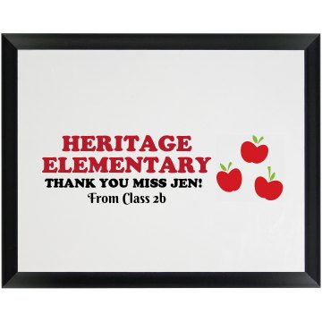 Autograph Class Plaque Wood Plaque