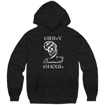 Girly Ghoul Skull Hoodie Unisex Gildan Heavy Blend Hoodie