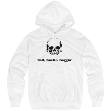 Ball, Bustin', Boggin Unisex Hanes Ultimate Cotton Heavyweight Hoodie