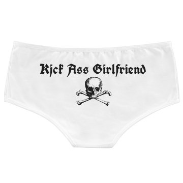 Kick Ass Girlfriend Bella White Basic Hotshort