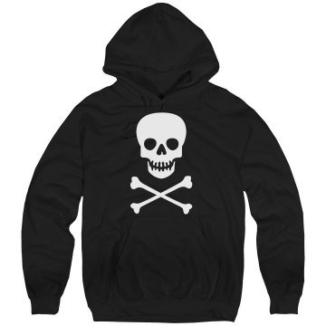 Skull Hoodie Unisex Hanes Ultimate Cotton Heavyweight Hoodie