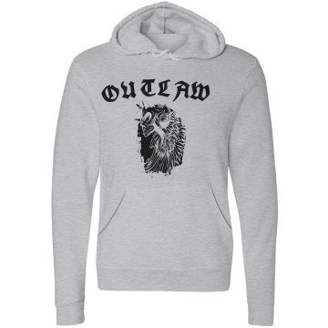 Outlaw Skull Hoodie Unisex Gildan Heavy Blend Hoodie