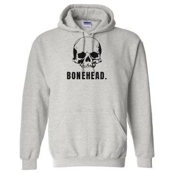 Bonehead Skull Hoodie Unisex Gildan Heavy Blend Hoodie