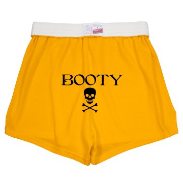 Skull Booty Short Junior Fit Soffe Cheer Shorts