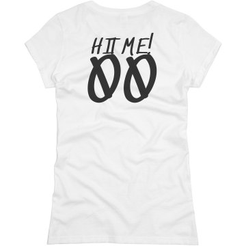 Color Run Cray On w/ Back Junior Fit Basic Bella Favorite Tee