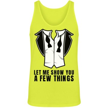 I Got My Suit and Tie Unisex American Apparel Neon Tank