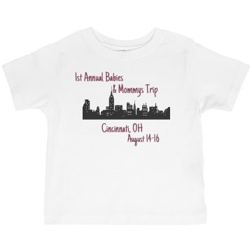 Mommys & Babies w/ Back Toddler Basic Gildan Ultra Cotton Crew Neck Tee