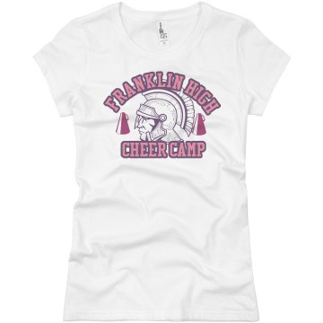 Spartan Cheer Camp Junior Fit Basic Bella Favorite Tee