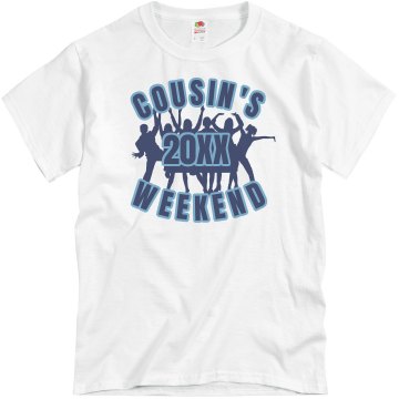 Cousin's Weekend Unisex Basic Gildan Heavy Cotton Crew Neck Tee