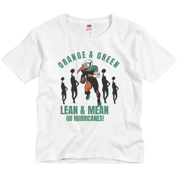 Lean and Mean Cane Youth Basic Gildan Ultra Cotton Crew Neck Tee