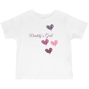 Daddy's Girl Toddler Basic Gildan Ultra Cotton Crew Neck Tee