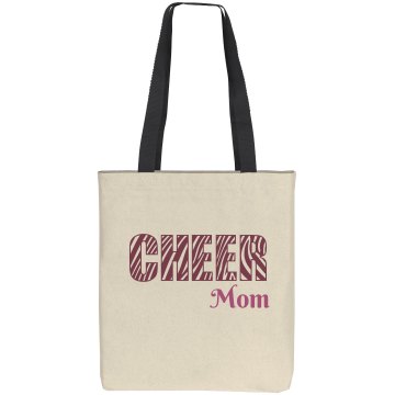 Cheer Mom Tote Bag Liberty Bags Cotton Canvas Tote