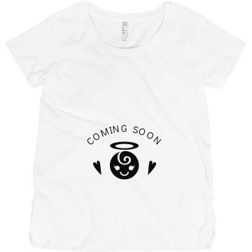 Coming Soon Rhinestones Misses Bella Flowy Lightweight Raglan Tee