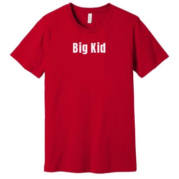 Big Kid Tee Unisex Gildan Heavy Cotton Crew Neck Tee