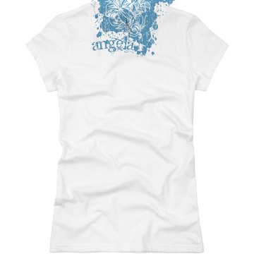 Distressed Tattoo T-Shirt Junior Fit Basic Bella Favorite Tee