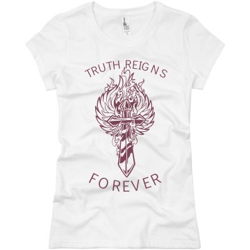Sword Tattoo T-Shirt Junior Fit Basic Bella Favorite Tee