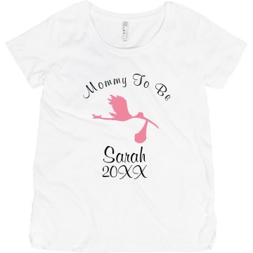 Mommy To Be Maternity LA T Sportswear Tee