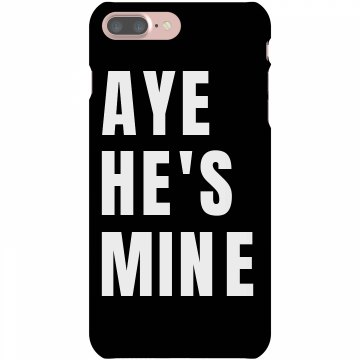 Aye He's Mine iPhone 5 Plastic iPhone 5 Case Black