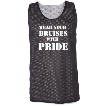 Bruises Roller Derby Badger Sport Mesh Reversible Tank