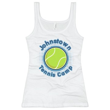 Johnstown Tennis Camp Junior Fit Soffe 2x1 Rib Tank Top