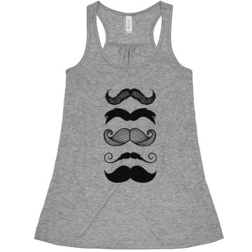 Mustache Flowy Tank Misses Bella Flowy Lightweight Tank
