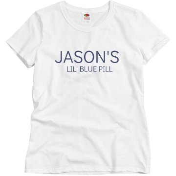 Jason's Lil Blue Pill Misses Relaxed Fit Basic Gildan Ultra Cotton Tee