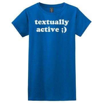 Textually Active Misses Relaxed Fit Gildan Ultra Cotton Tee