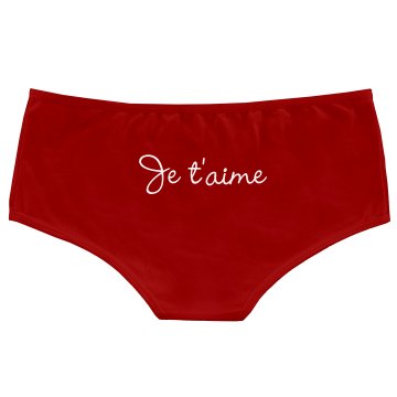 Je T'aime Undies Bella Hotshort