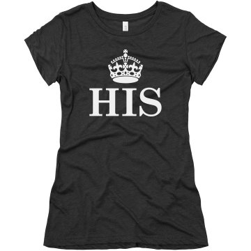 I'm His Junior Fit Bella Triblend Tee