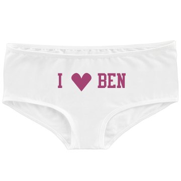 I Heart Ben Bella Low Rise Thong