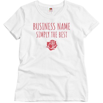 Nail Business Tee Junior Fit Bella Crewneck Jersey Tee