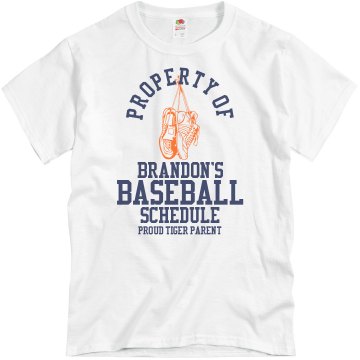 Property of Baseball Unisex Basic Gildan Heavy Cotton Crew Neck Tee