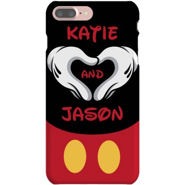 Heart Hands iPhone Case Plastic iPhone 5 Case Black