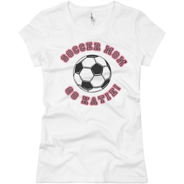 Soccer Mom Katie Junior Fit Basic Bella Favorite Tee