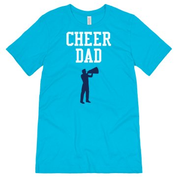 Cheer Dad Unisex Canvas Jersey Tee