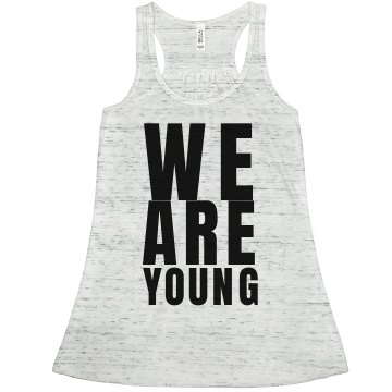 We Are Young Neon Misses American Apparel Neon Oversized Crop Tank