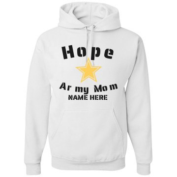 Army Mom Hoodie Unisex Gildan Heavy Blend Hoodie