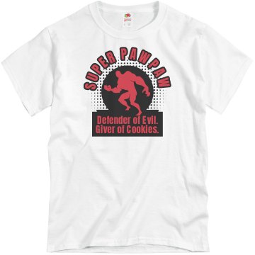 Super PawPaw Unisex Basic Gildan Heavy Cotton Crew Neck Tee