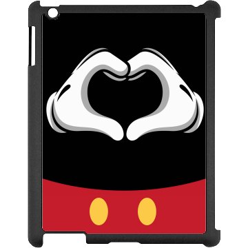 LA Hands Black iPad Snap-on Case