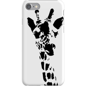 Giraffe iPhone Case Plastic iPhone 5 Case White 