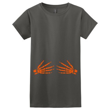 Spooky Hands Maternity Misses Relaxed Fit Gildan Ultra Cotton Tee
