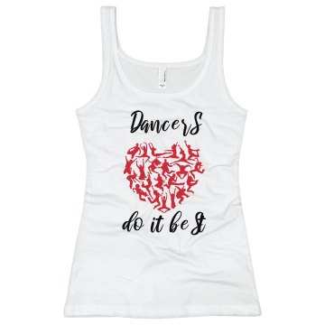 Dancers Do It Best Junior Fit Soffe 2x1 Rib Tank Top