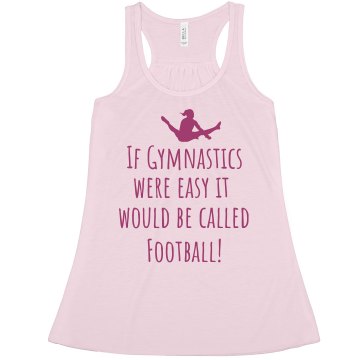 Gymnastics Pink T Junior Fit Bella Crewneck Jersey Tee