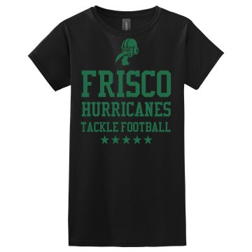 Frisco Hurricanes Misses Relaxed Fit Gildan Ultra Cotton Tee