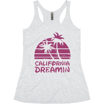 Cali Dreamin Junior Fit Basic Bella 2x1 Rib Tank Top