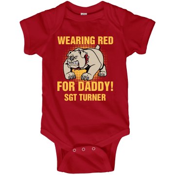 Red Friday Baby Turner Infant Rabbit Skins Lap Shoulder Creeper