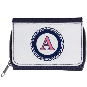 Initial Wallet Denim Wallet