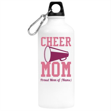 Cheer Mom Water Bottle Aluminum Water Bottle