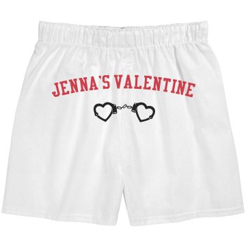 Heart Handcuff Boxers Unisex Robinson Boxer Shorts