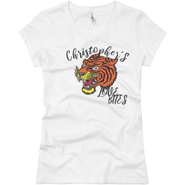 Tiger Tattoo T-Shirt Junior Fit Basic Bella Favorite Tee